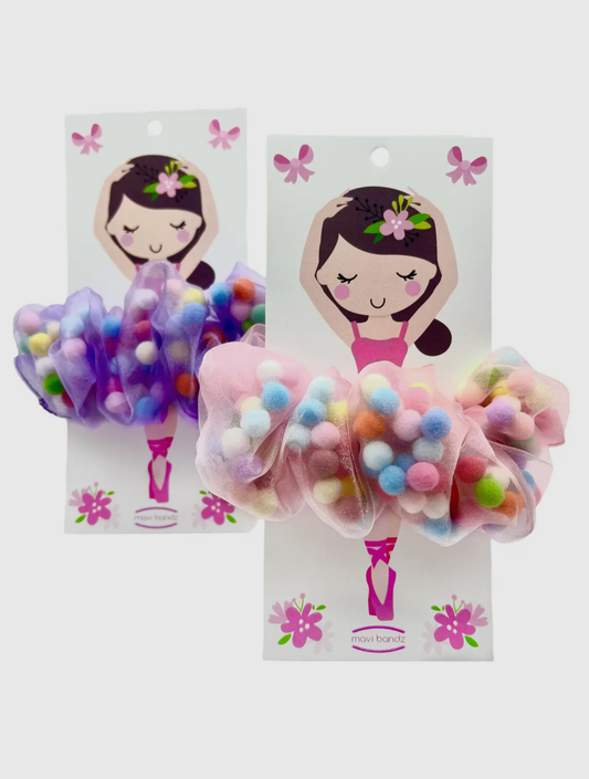 Ballerina Scrunchie Cards For Dance Recital Gifts