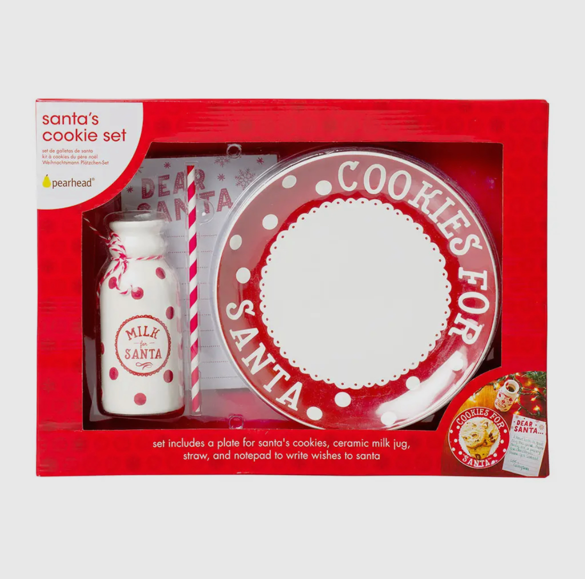 Christmas Santa’s Milk & Cookie Set