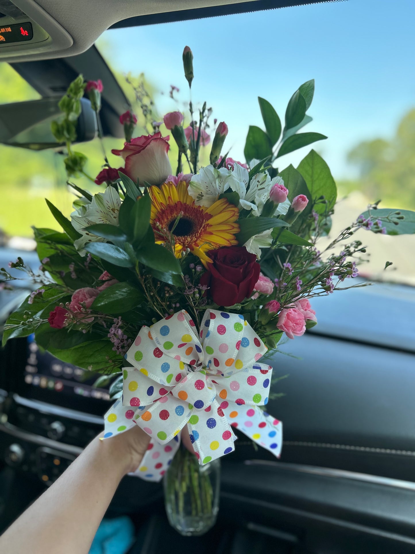 Double Bud Vase Arrangement