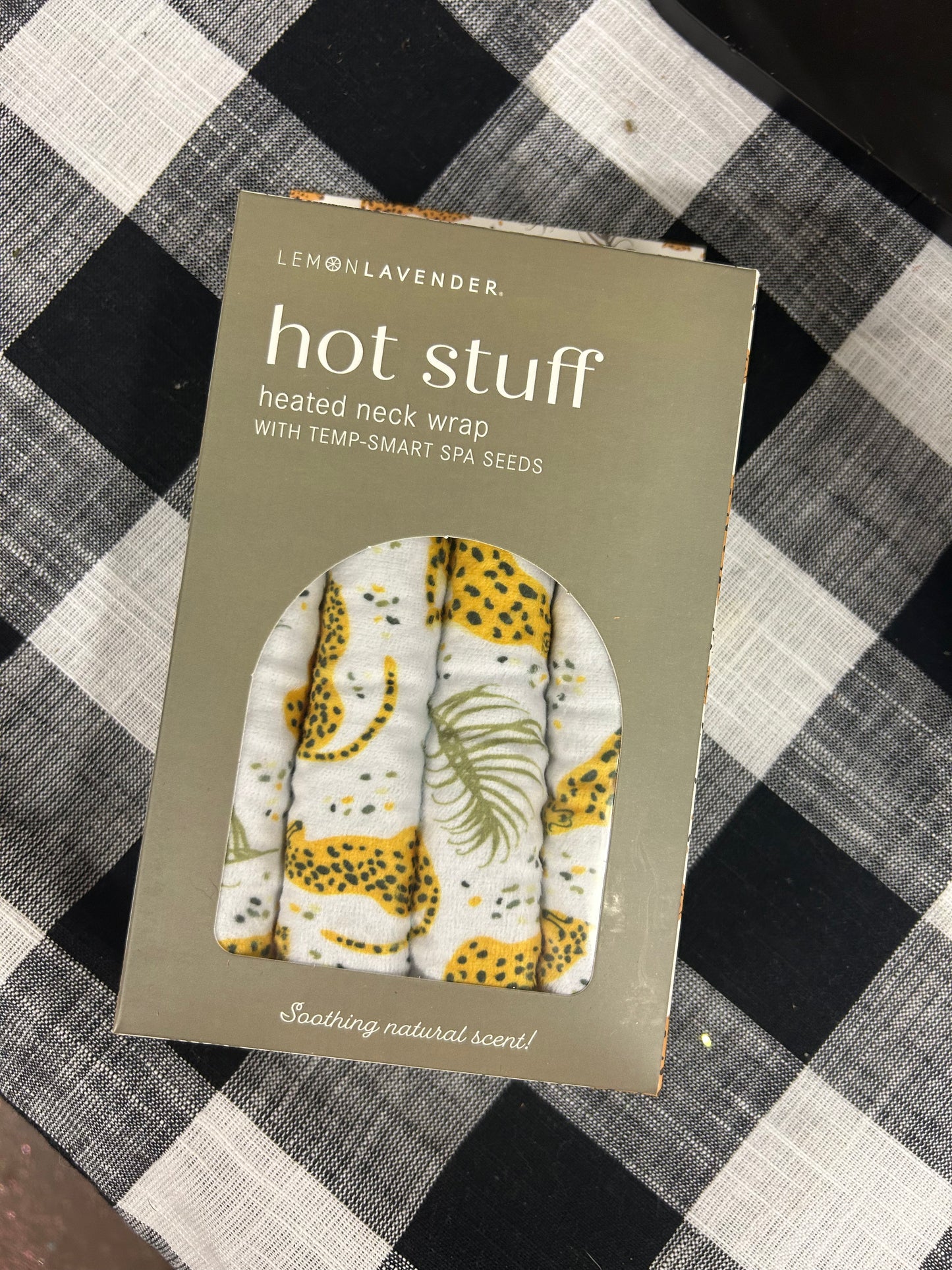 Lemon Lavender Hot Stuff Heated Neck Wrap