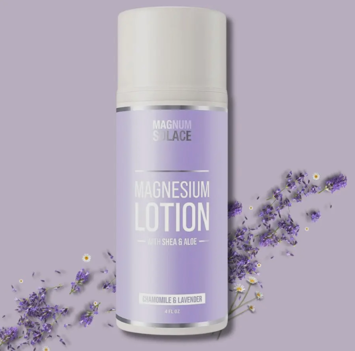 Magnesium Lotion - Chamomile and Lavender, Aloe, and Shea