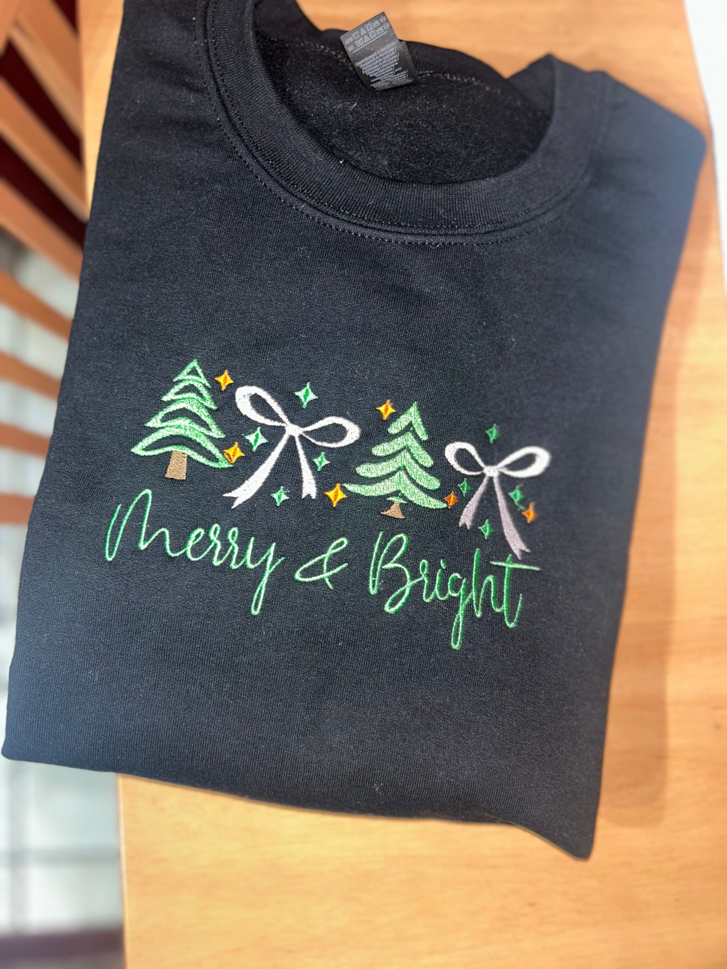 Merry & Bright Sweatshirt | Monogram