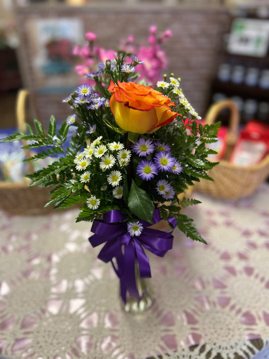 Single Bud Vase Arrangement