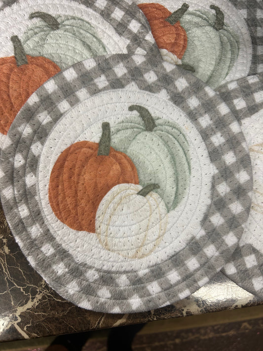 Fall Pumpkin Trivets